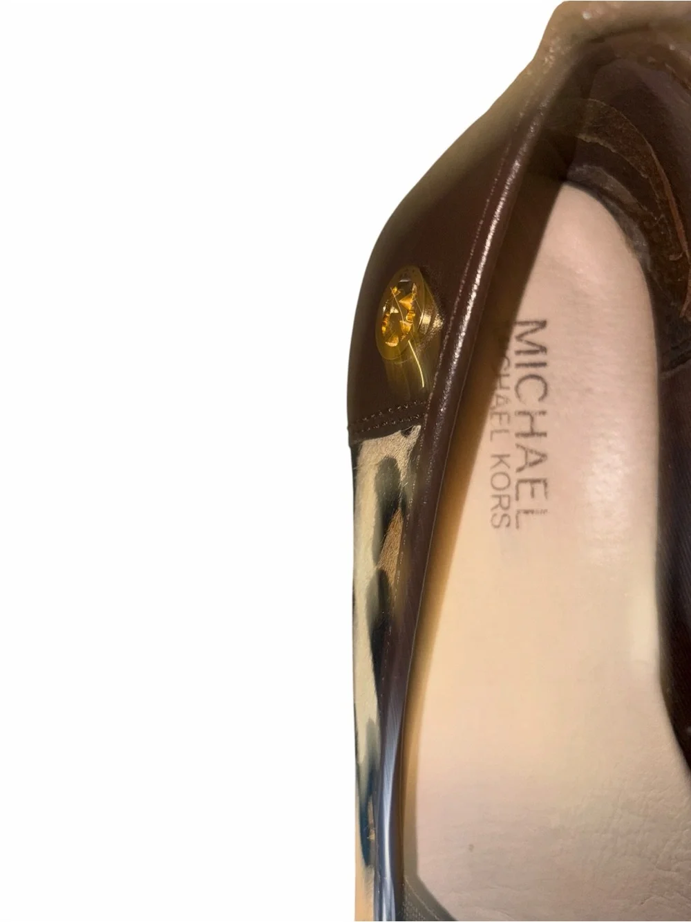 Michael Kors Merit Leopard-Print Slip-On Flats Women’s Size 7.5M